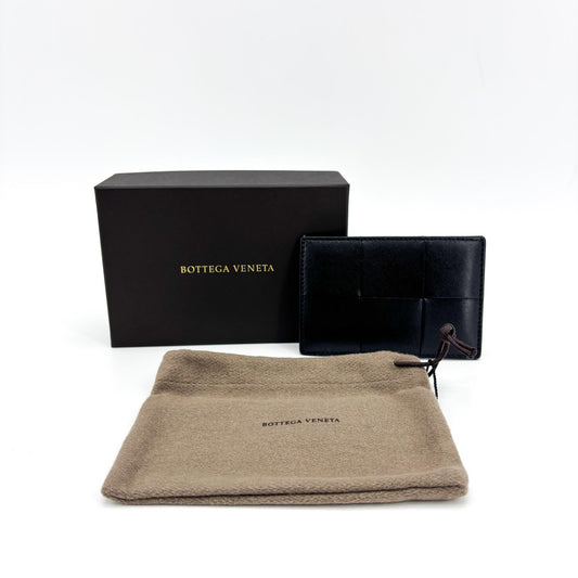 Bottega Veneta Cassette Card Case Black
