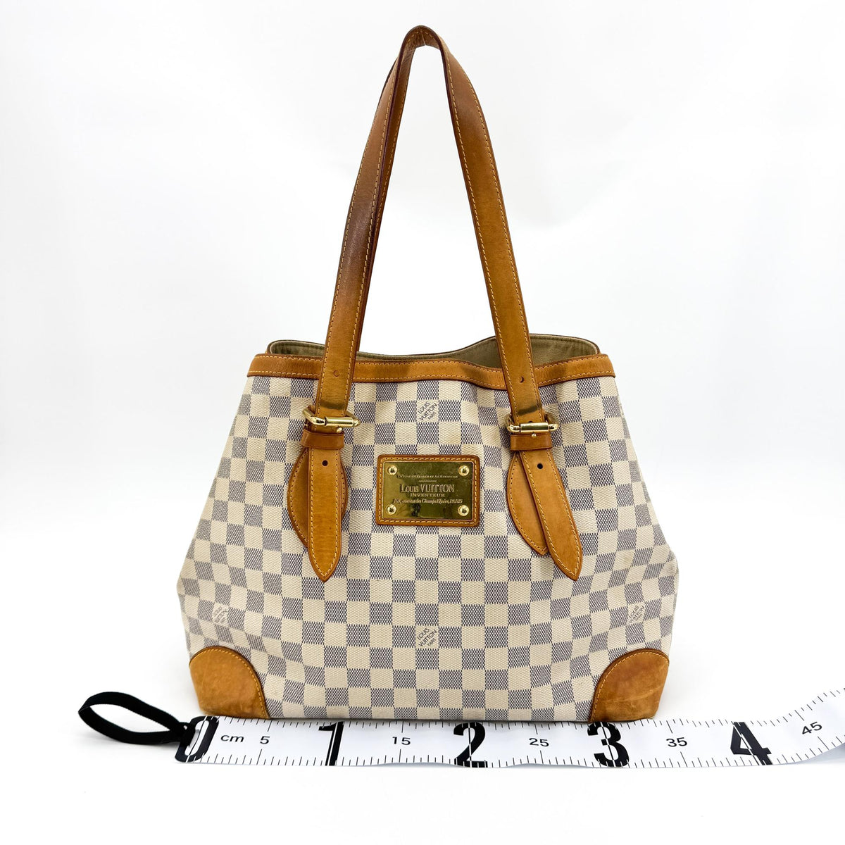 Louis Vuitton Damier Azur Hampstead MM Shoulder Bag