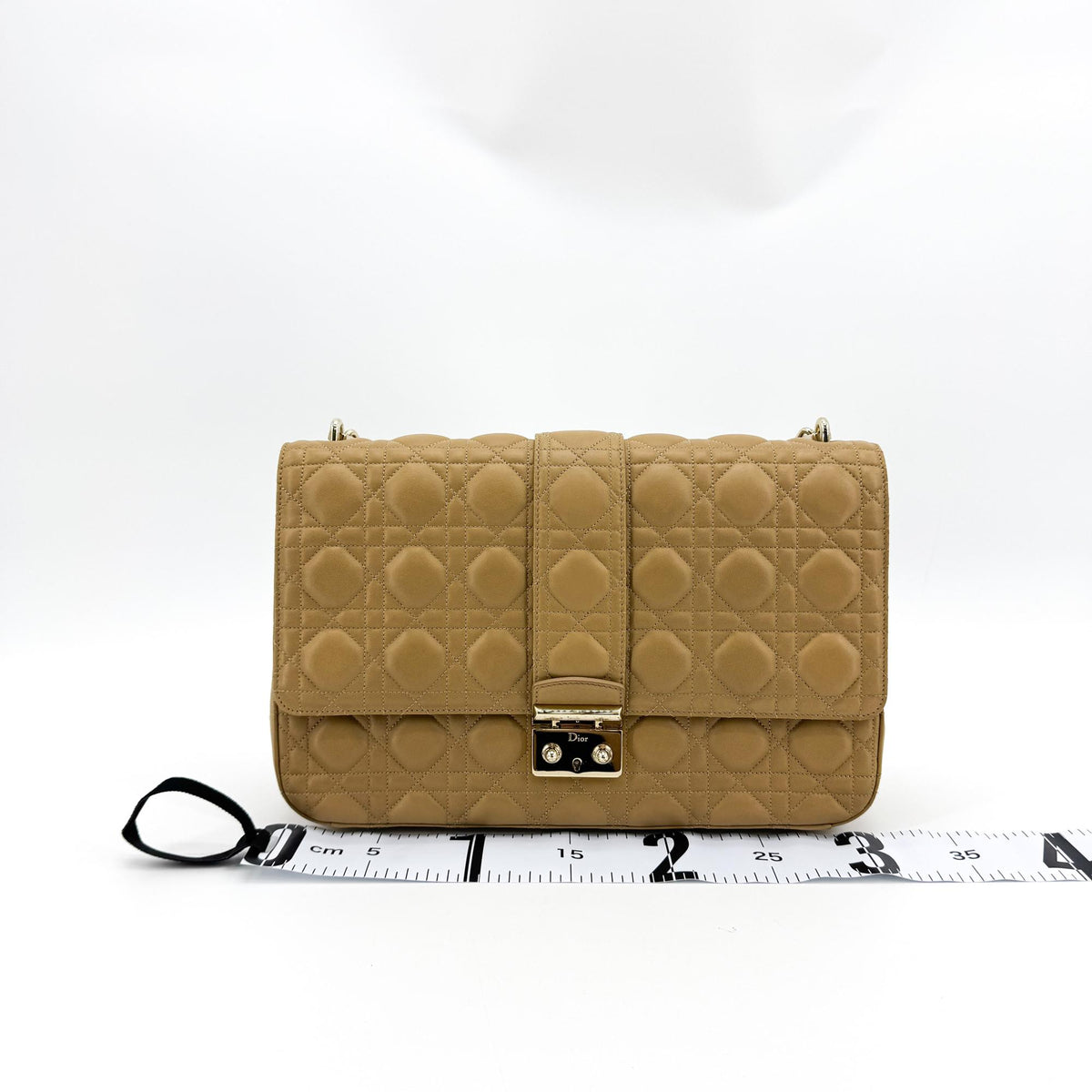 Dior Miss Dior Canage Large Flap Crossbody Bag Beige