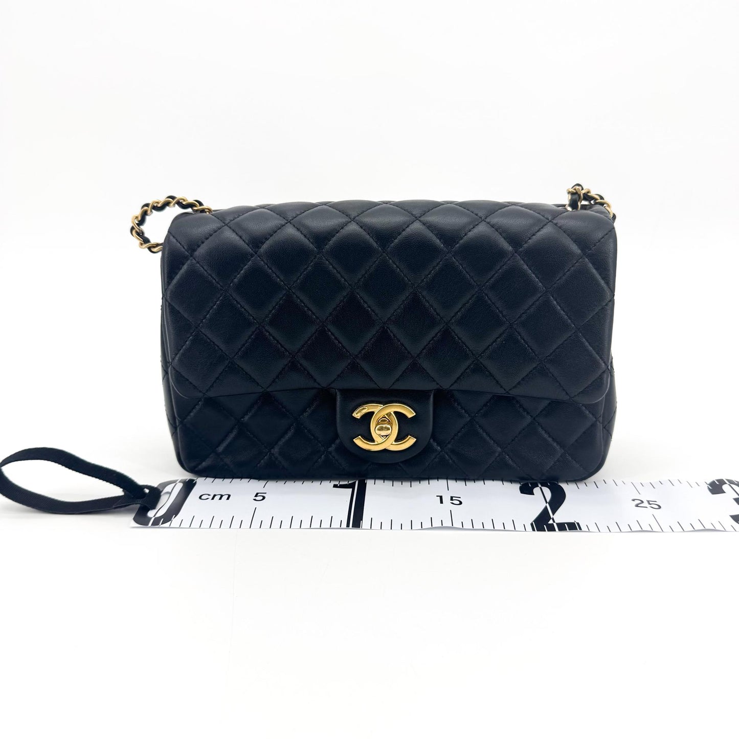 Chanel Lambskin Classic New Mini Crossbody Bag