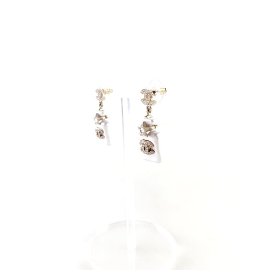 CC Bottle Pearl Earrings ABA840B