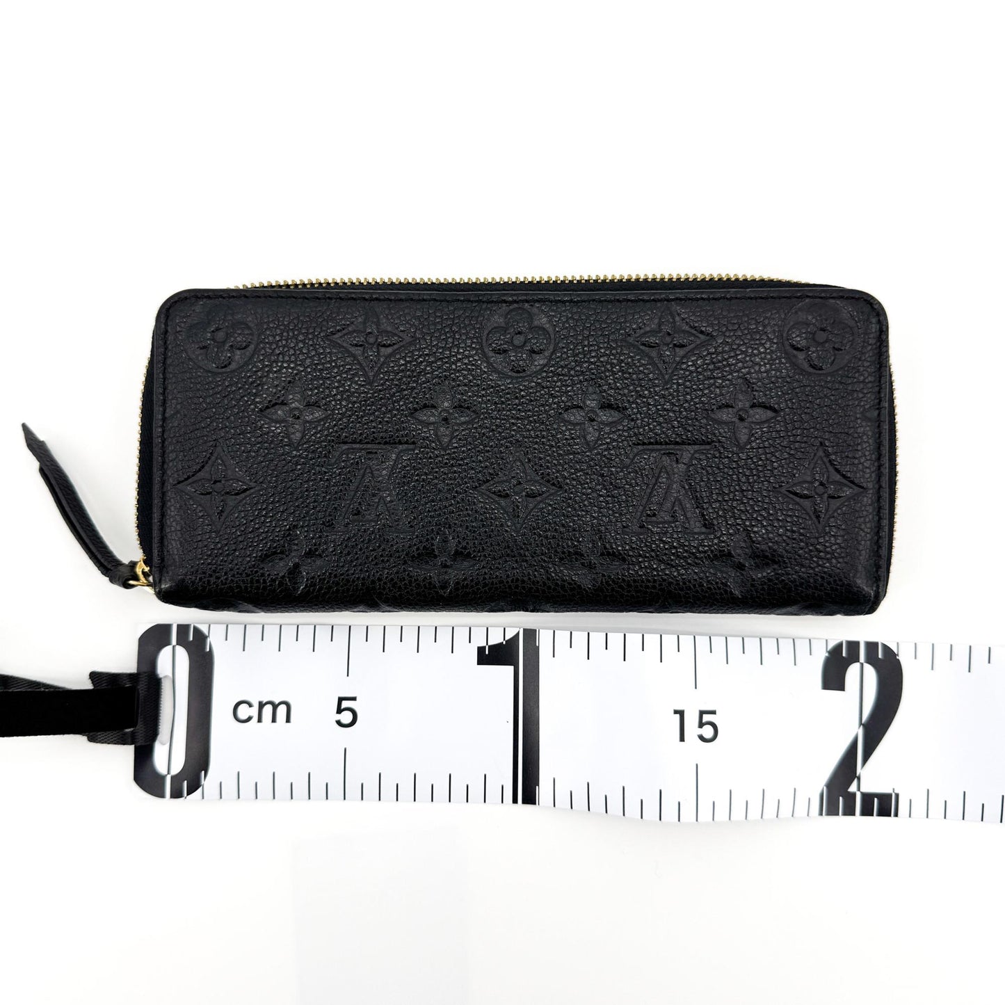 Louis Vuitton Monogram Empreinte Zippy Wallet Black