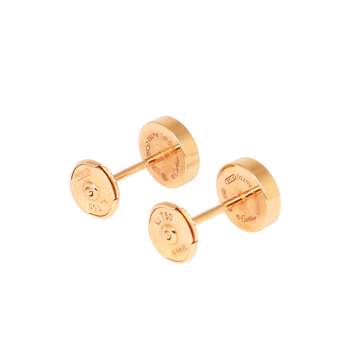 Cartier B8301254 Rose Gold Love Earrings