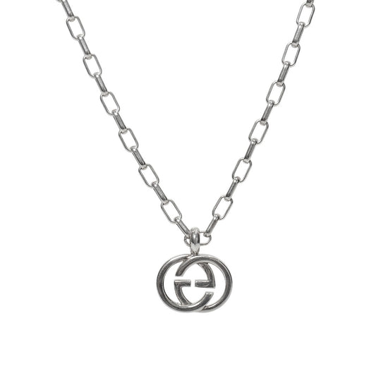 Gucci Interlocking G Silver Necklace