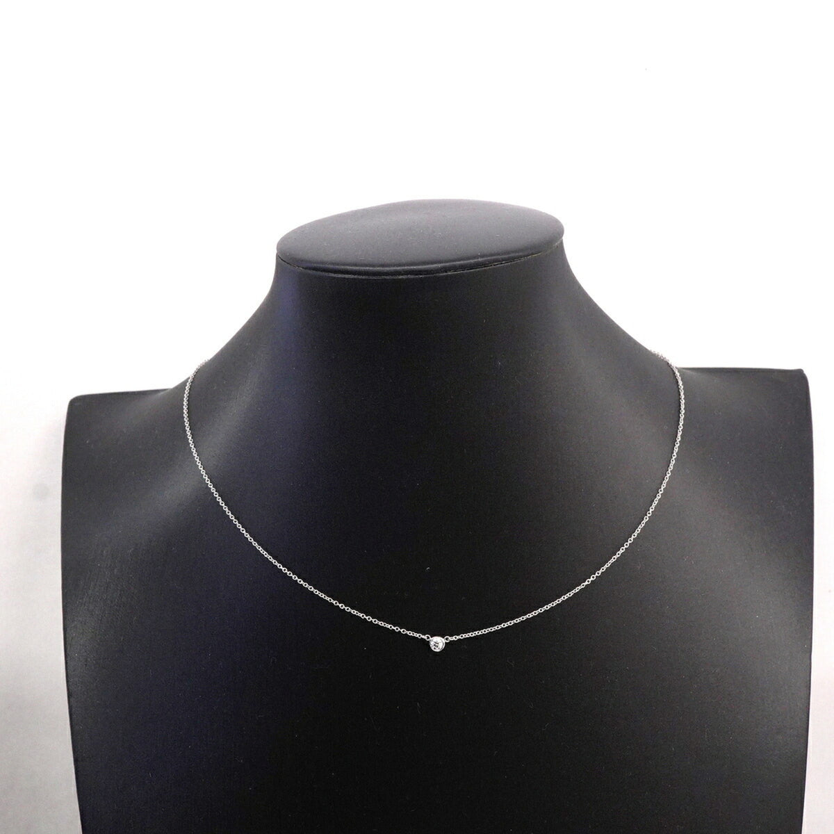 Tiffany & Co. By The Yard Necklace 1PD (Pt950) Platinum Diamond