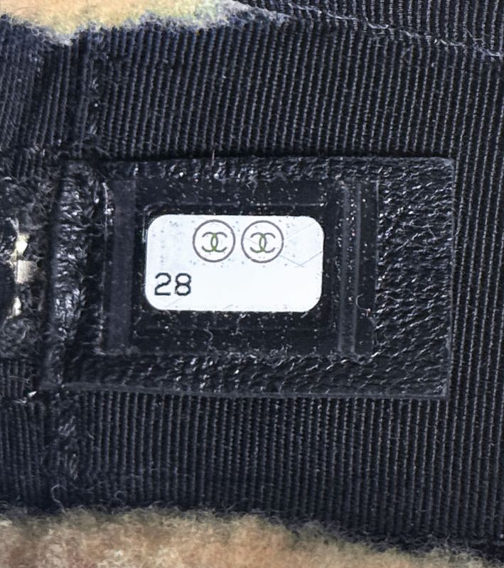 Chanel Black Shearling Big CC Belt Bag