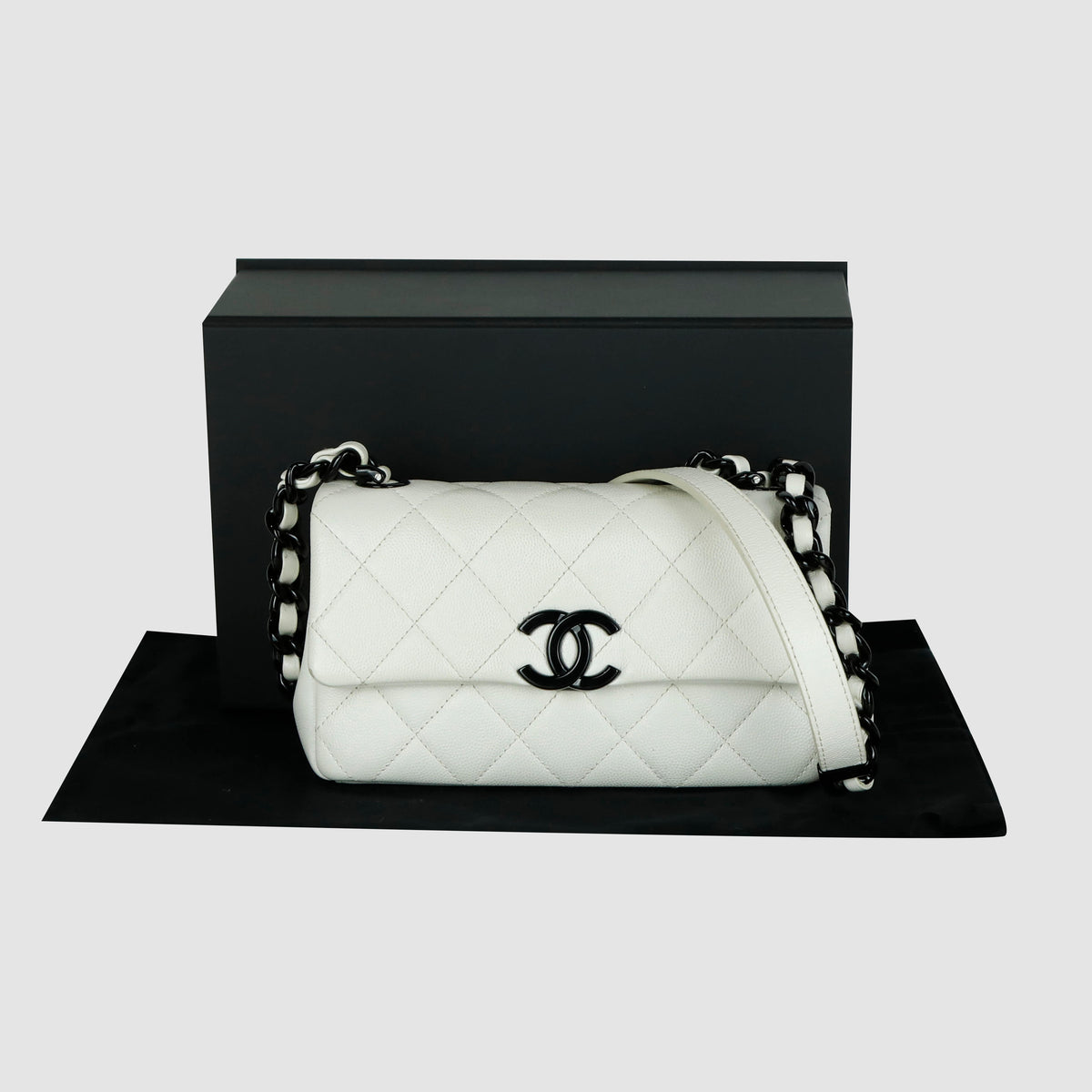 Caviar Lacquer CC Flap Shoulder Bag Crossbody Bag AS2302