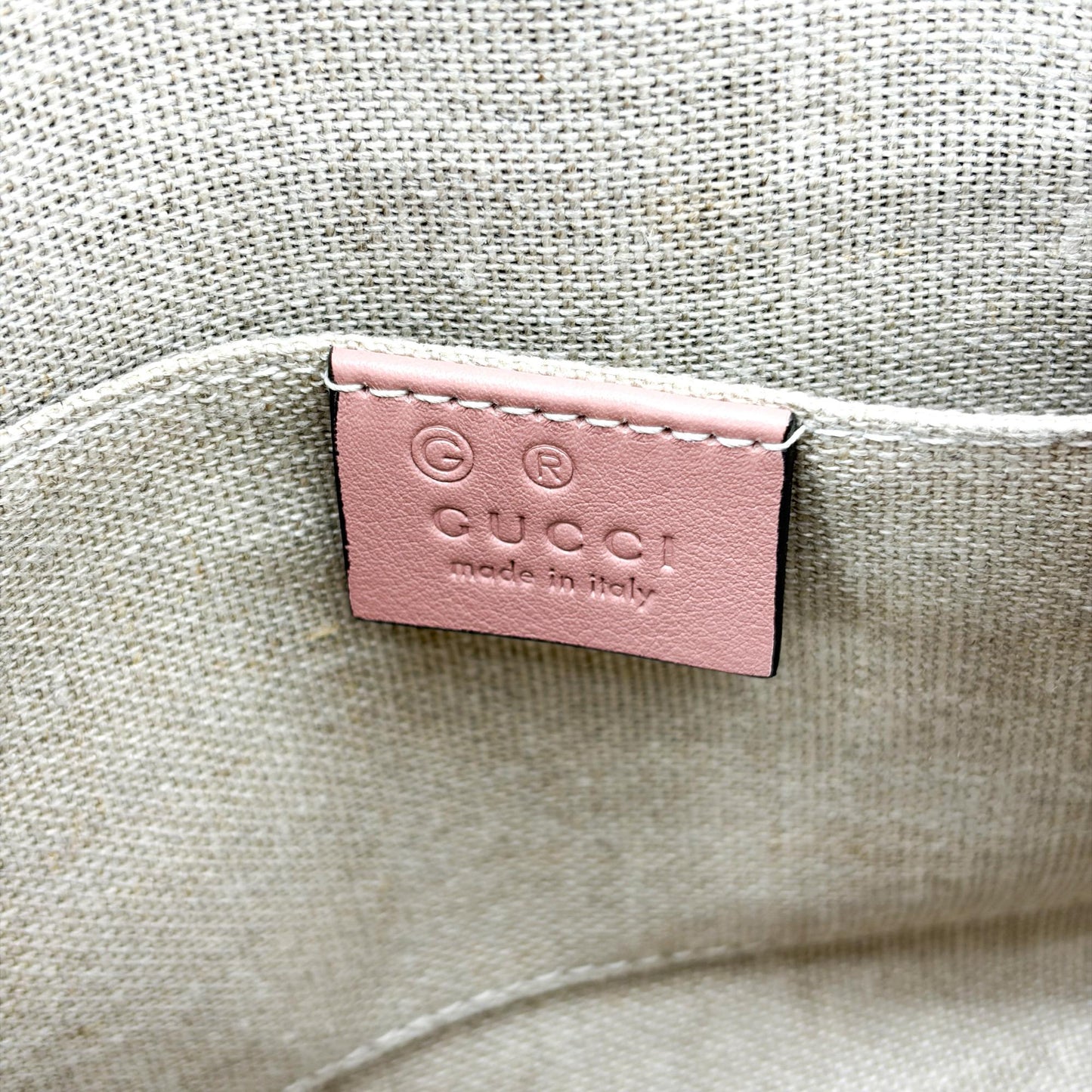 Gucci Microguccissima Mini Dome Shoulder Bag Pink