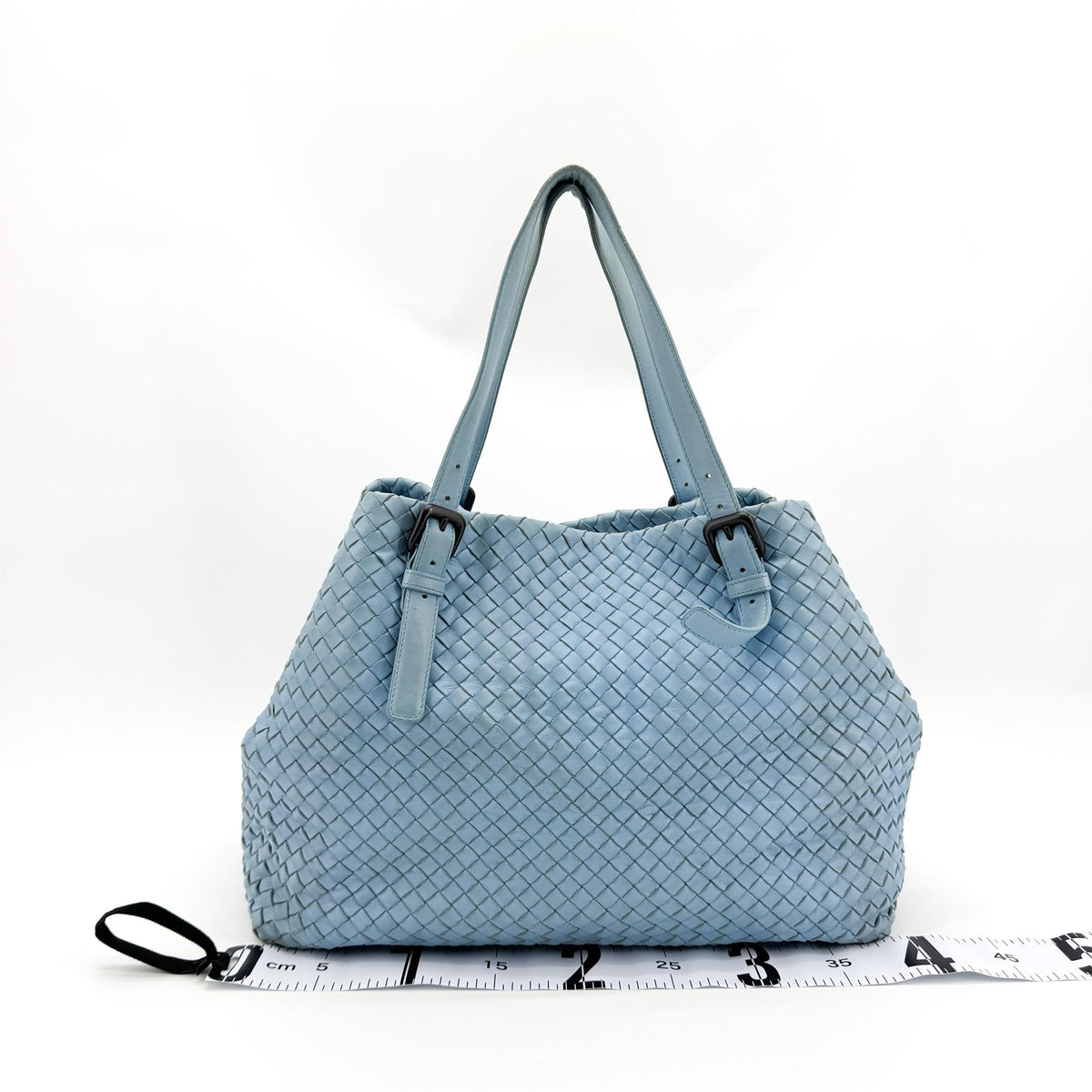 Bottega Veneta Intrecciato Tote Bag Sky Blue
