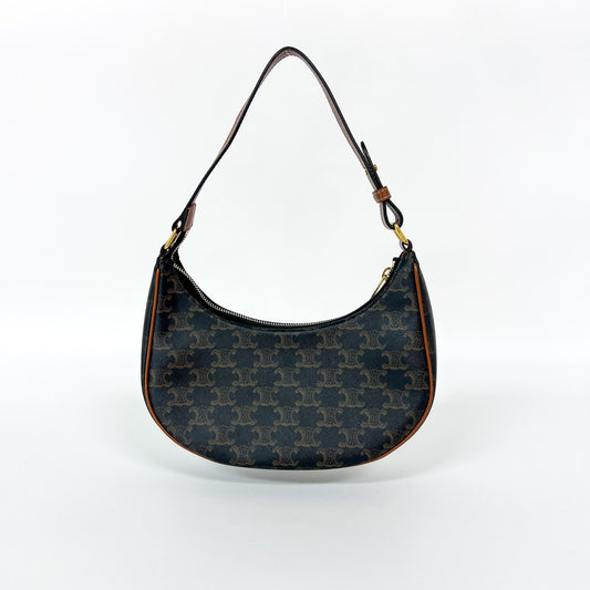 Celine Ava Bag Triomphe Canvas Tan