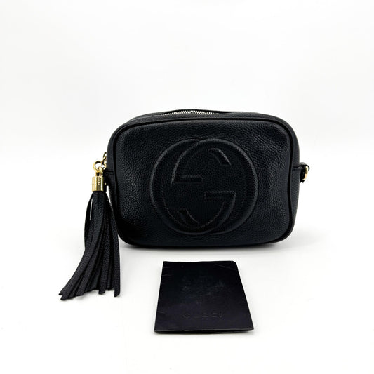 Gucci Soho Disco Crossbody Bag Black