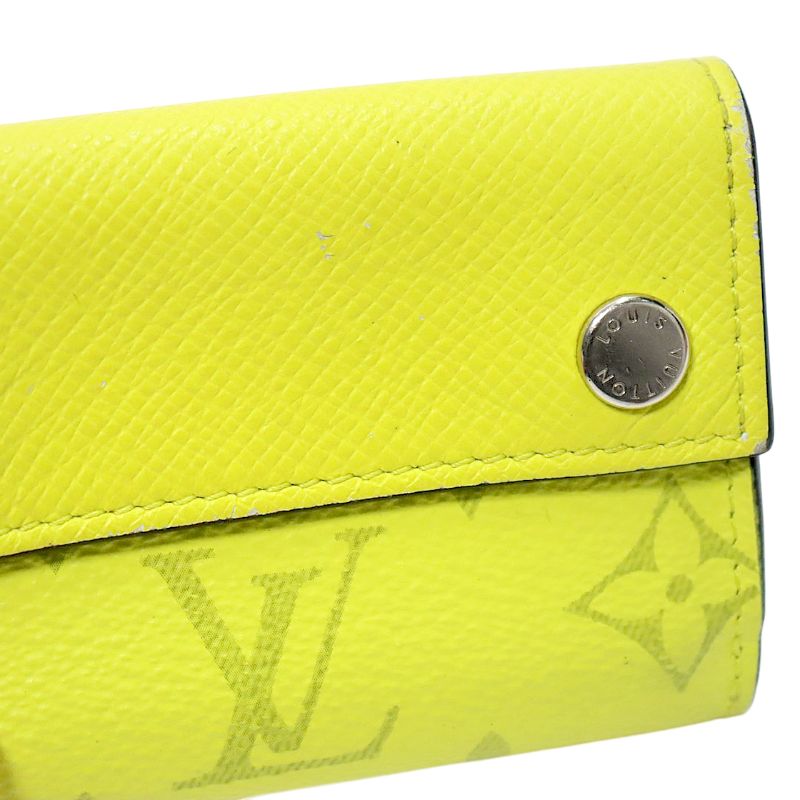 Louis Vuitton Lime Mini Three-Compartment Wallet