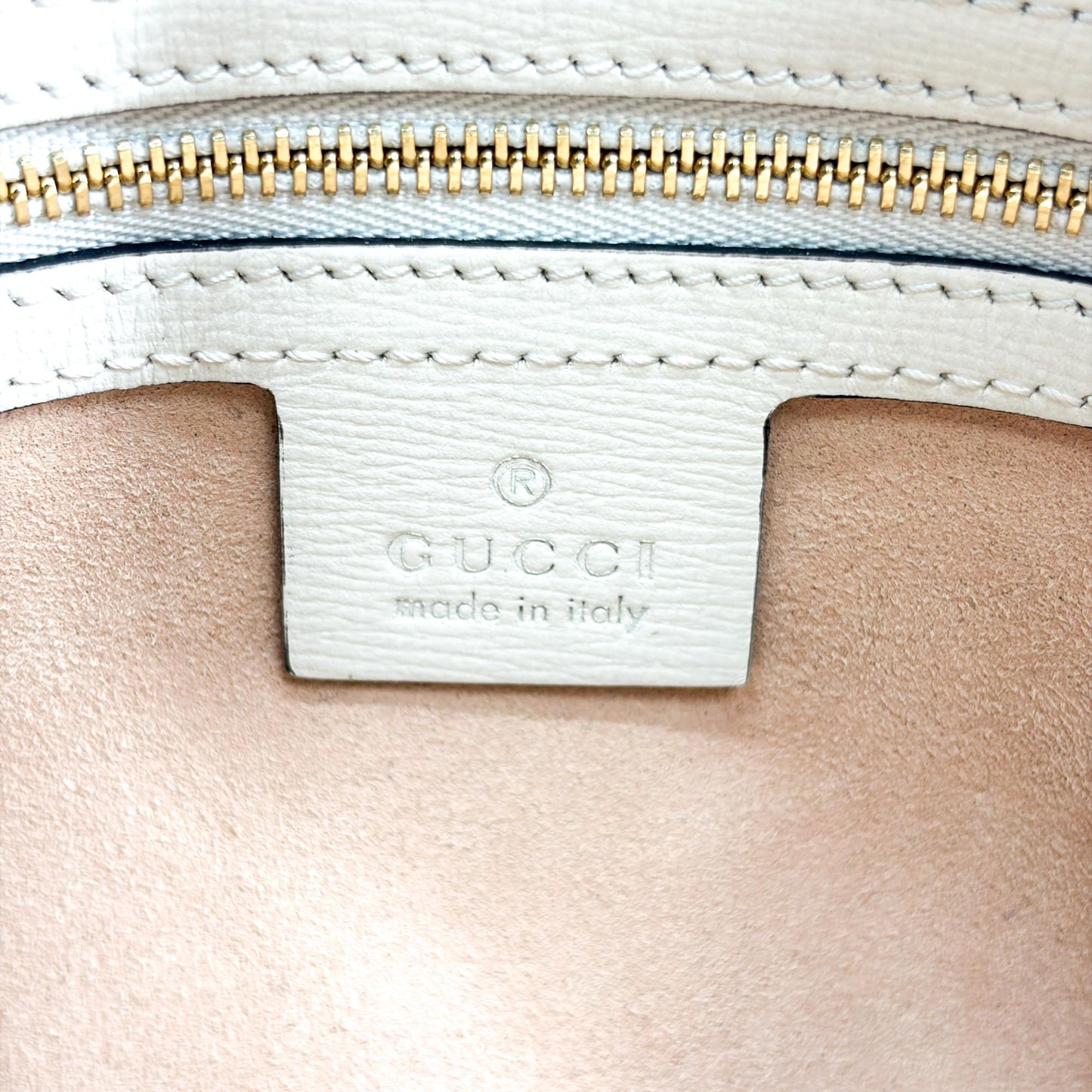 Gucci Horsebit 1955 Small Shoulder Bag White GG Supreme