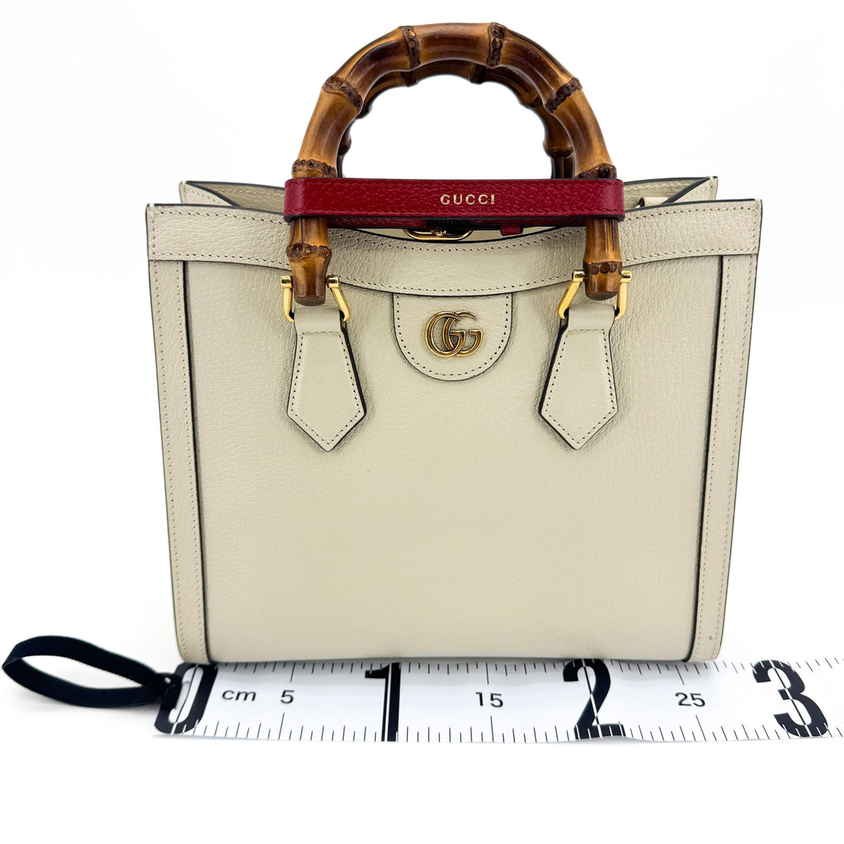 Gucci Diana Small Tote Bag White