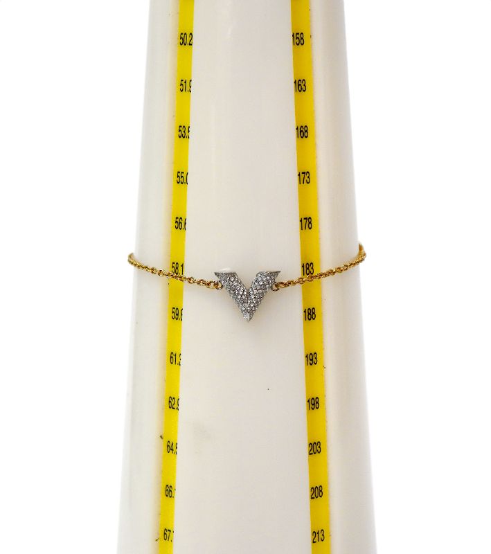Louis Vuitton Cubic Essentials V Gold Bracelet