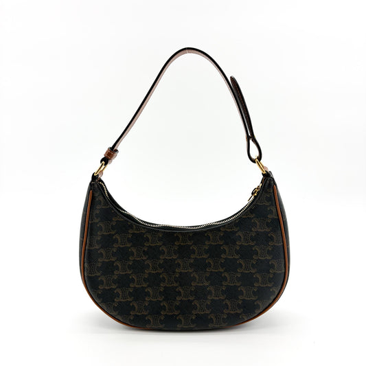 Celine Medium Ava Bag Triomphe Canvas Tan