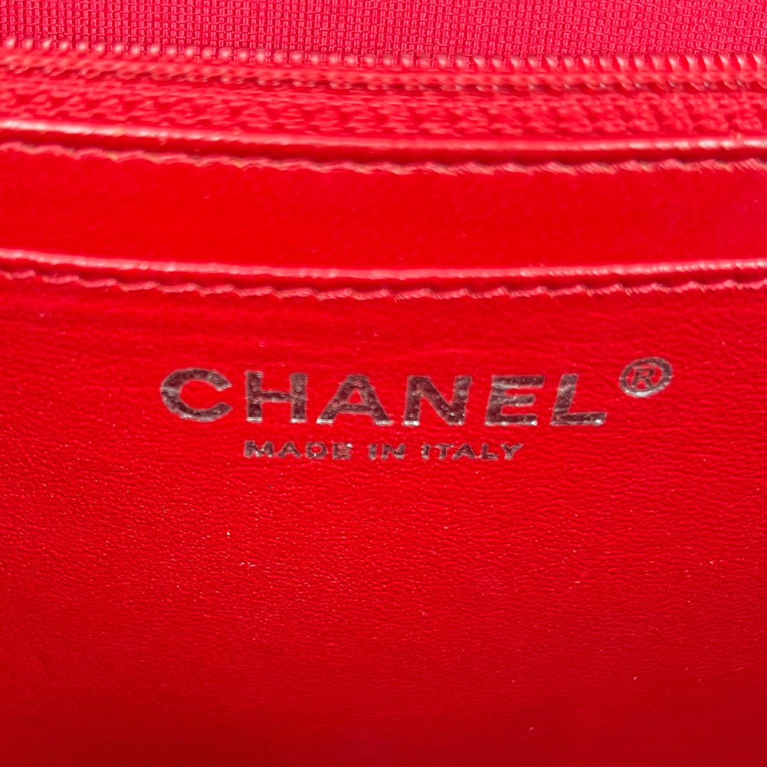 Chanel Red Large Padded Classic Bag, Single Flap