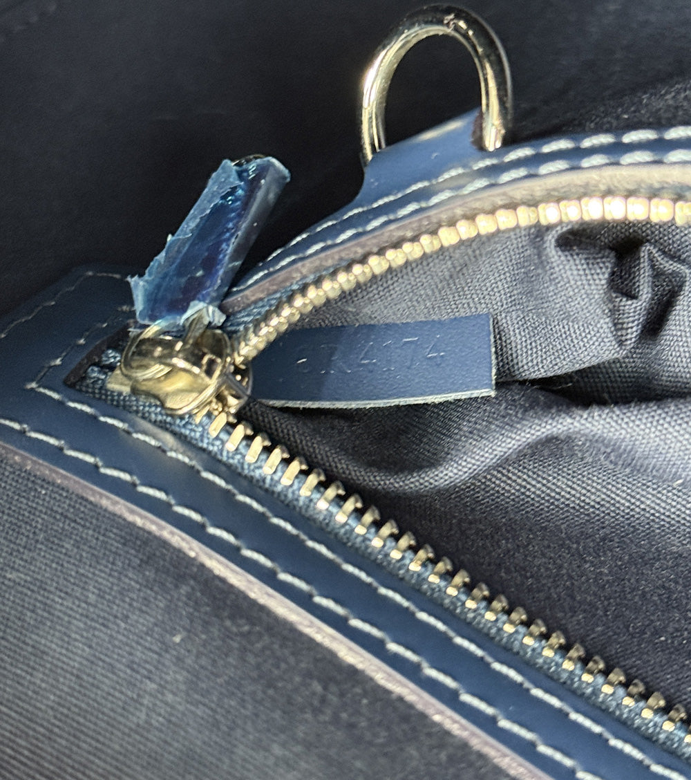 Louis Vuitton Navy Epi Brea Tote