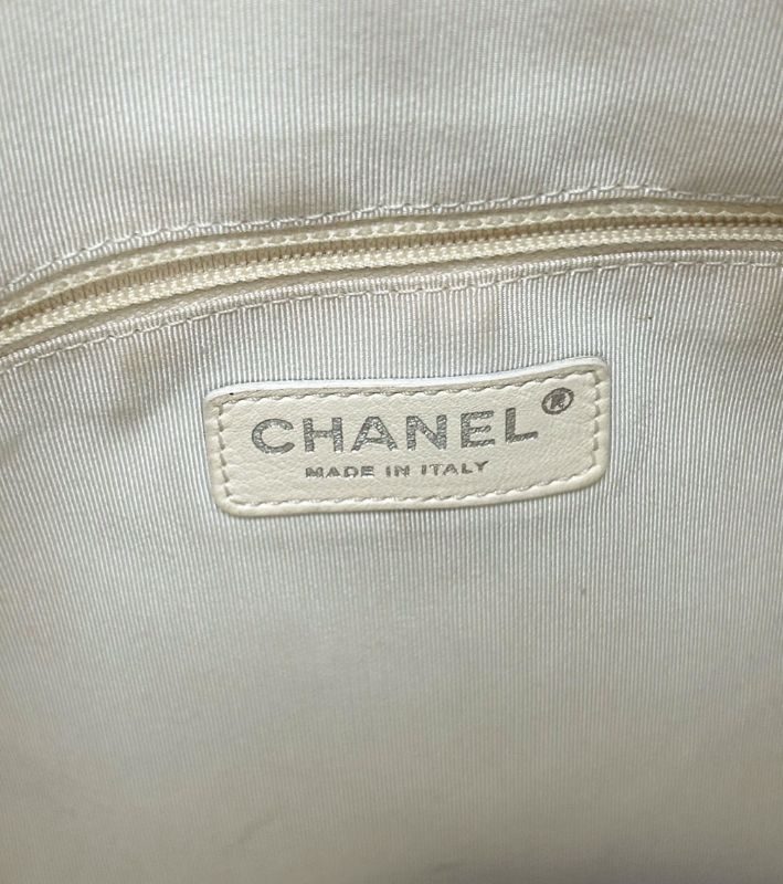 Chanel Beige Embossed Limited 31 Rouge Cambon Shoulder Bag