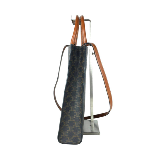 Small Triomphe Canvas Cabas Tote Bag Crossbody 191542