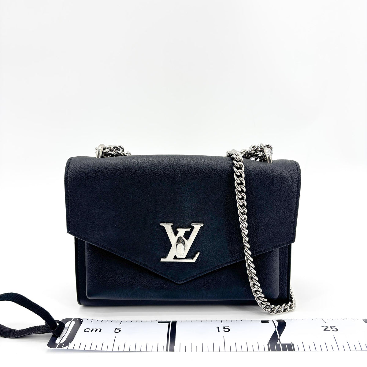 Louis Vuitton Lockme II BB Chain Shoulder Bag Black