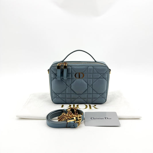 Dior Caro Box Bag Horizon Blue