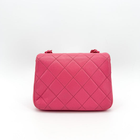 Chanel Classic Extra Mini Flap Bag Pink