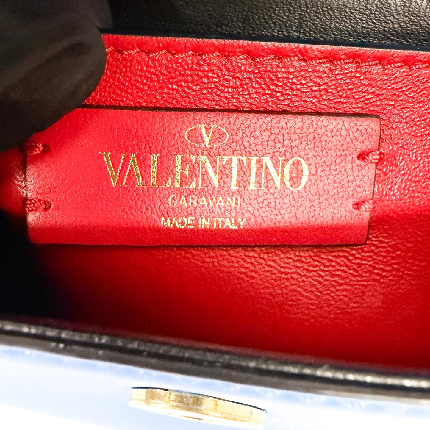 Valentino Superbee Mini Shoulder Bag Blue