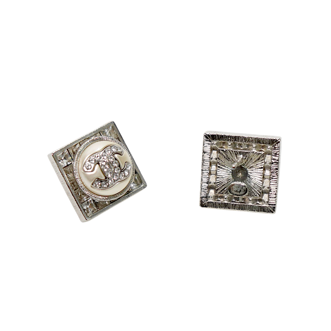Chanel Square Earrings