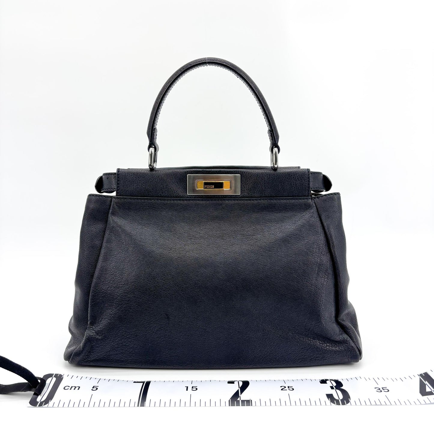 Fendi Peekaboo Medium Seleria Navy