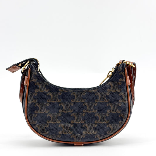 Celine Triomphe Canvas Mini Ava Bag Tan