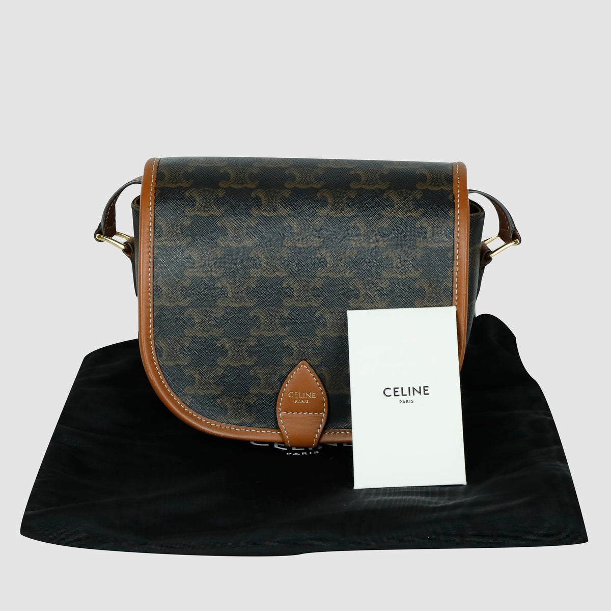 Medium Triomphe Canvas Folco Shoulder Bag Crossbody Bag 191502