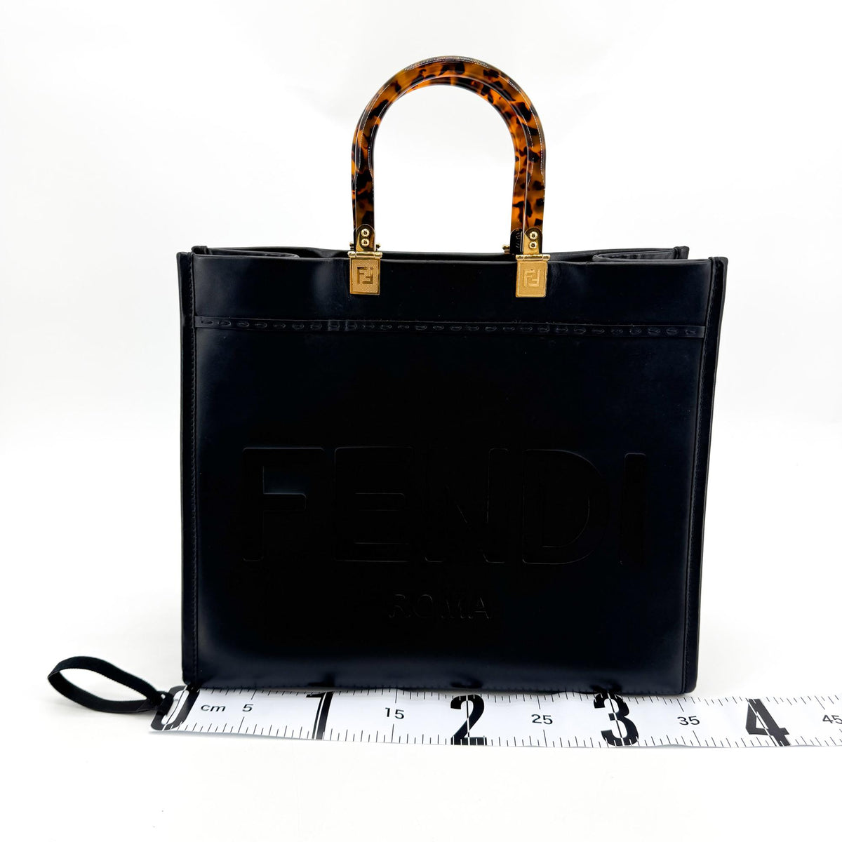 Fendi Sunshine Shopper Bag Medium Black