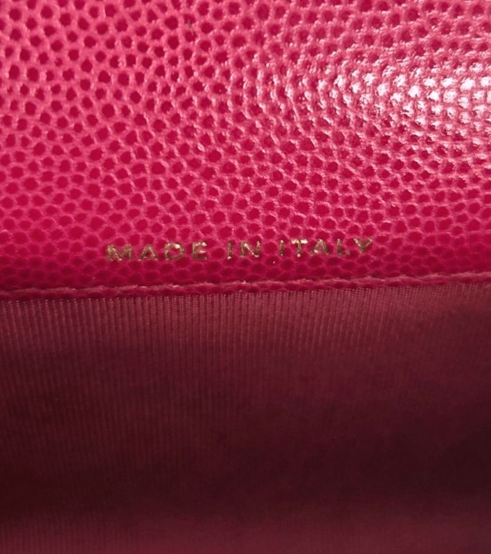 Chanel Burgundy Caviar Classic Card Holder
