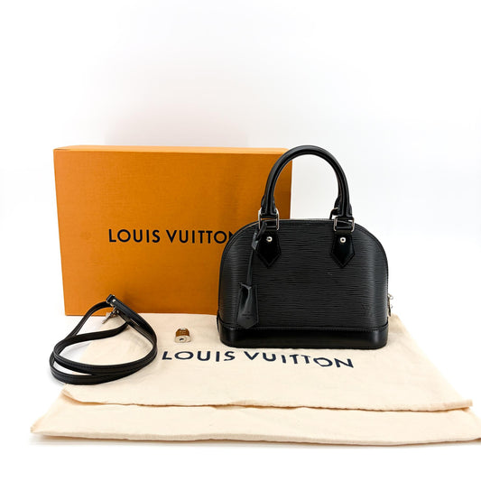Louis Vuitton Alma BB Epi Black