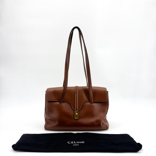 Celine Medium Soft 16 Shoulder Bag Tan