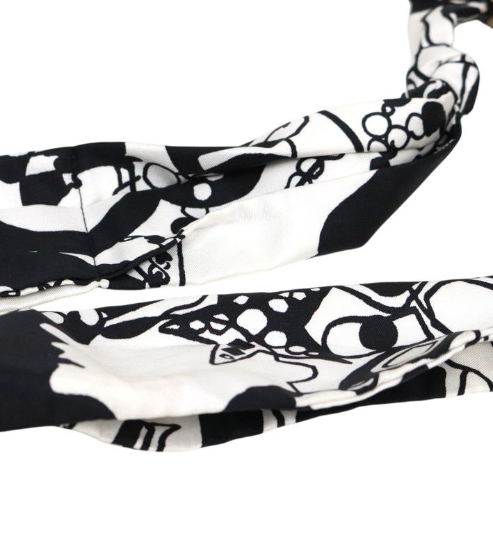 Chanel Two-tone Print Top-handle Shoulder Bag