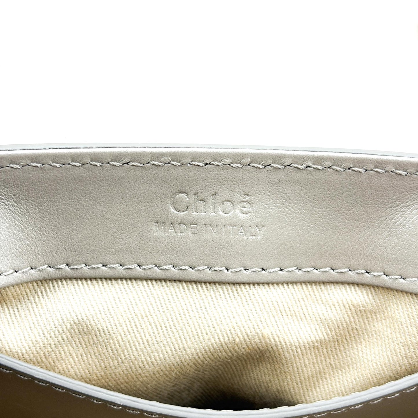 Chloé C Mini Bag Moti Grey