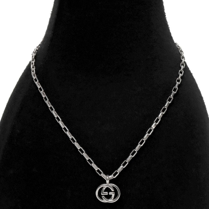 Gucci Interlocking G Silver Necklace