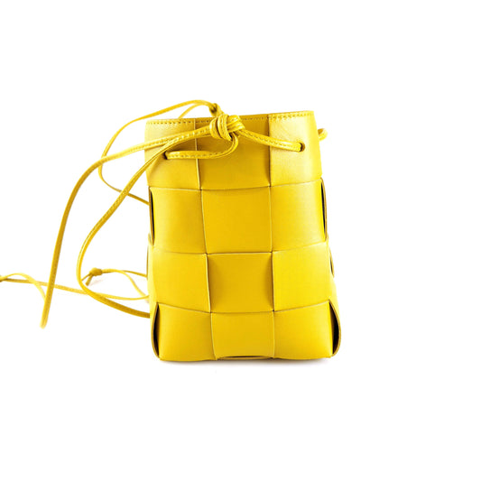 Small Cassette Bucket Bag Shoulder Bag Crossbody Bag 680218