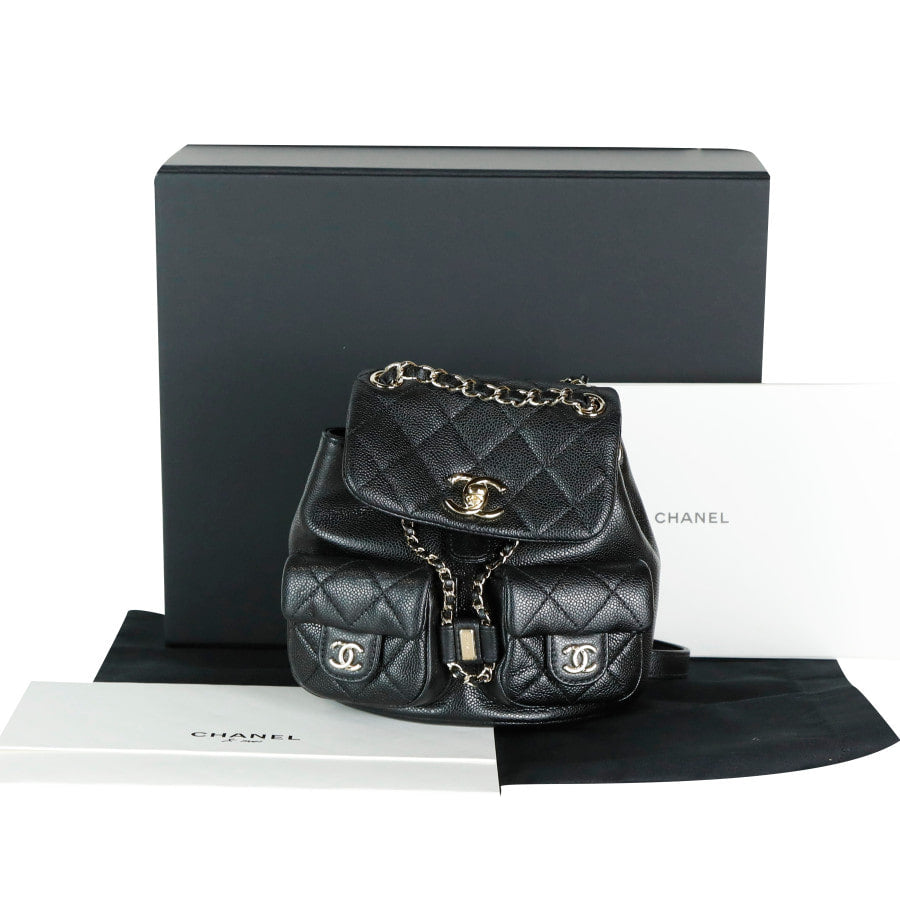 Small Caviar Duma Two-Pocket Backpack AS3787
