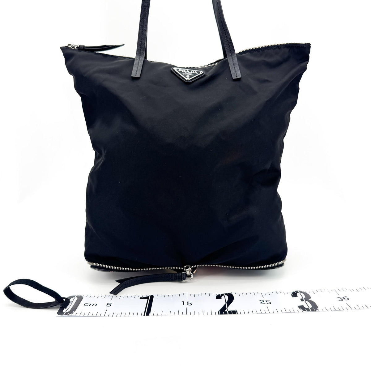 Prada Tessuto Nylon Foldable Tote Bag Black