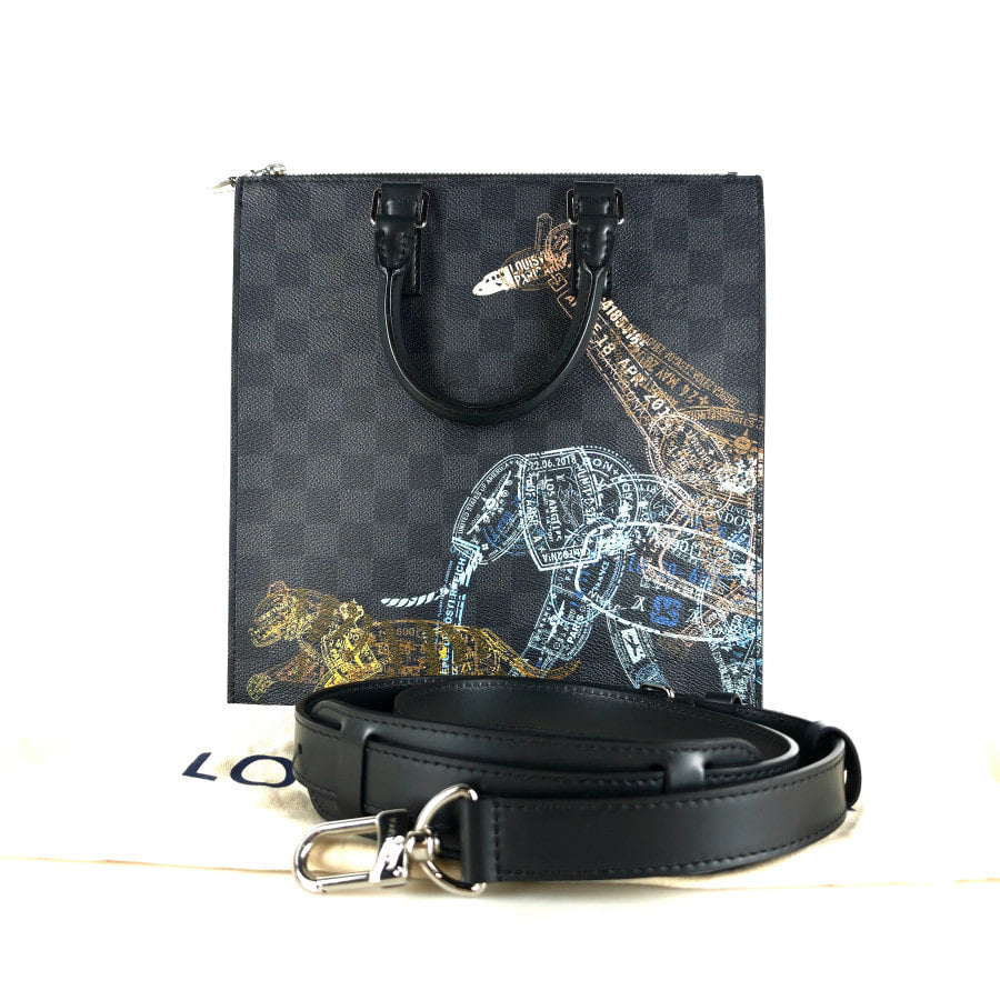 Damier Sac Plat Tote Bag Shoulder Bag N45276