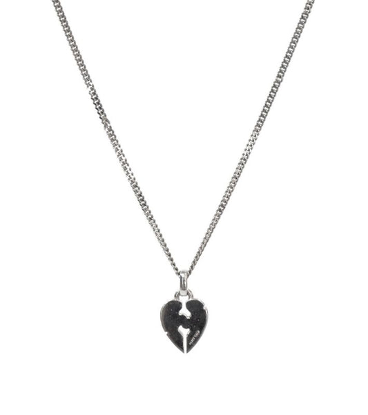 Gucci Heart Pendant Silver Necklace