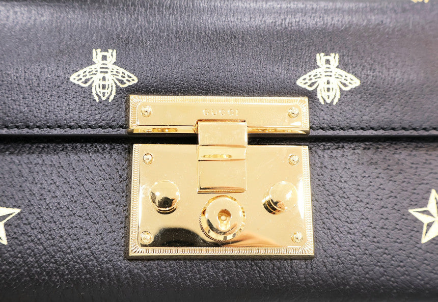 Padlock Vista Honeybee Small Chain Shoulder Bag 432182