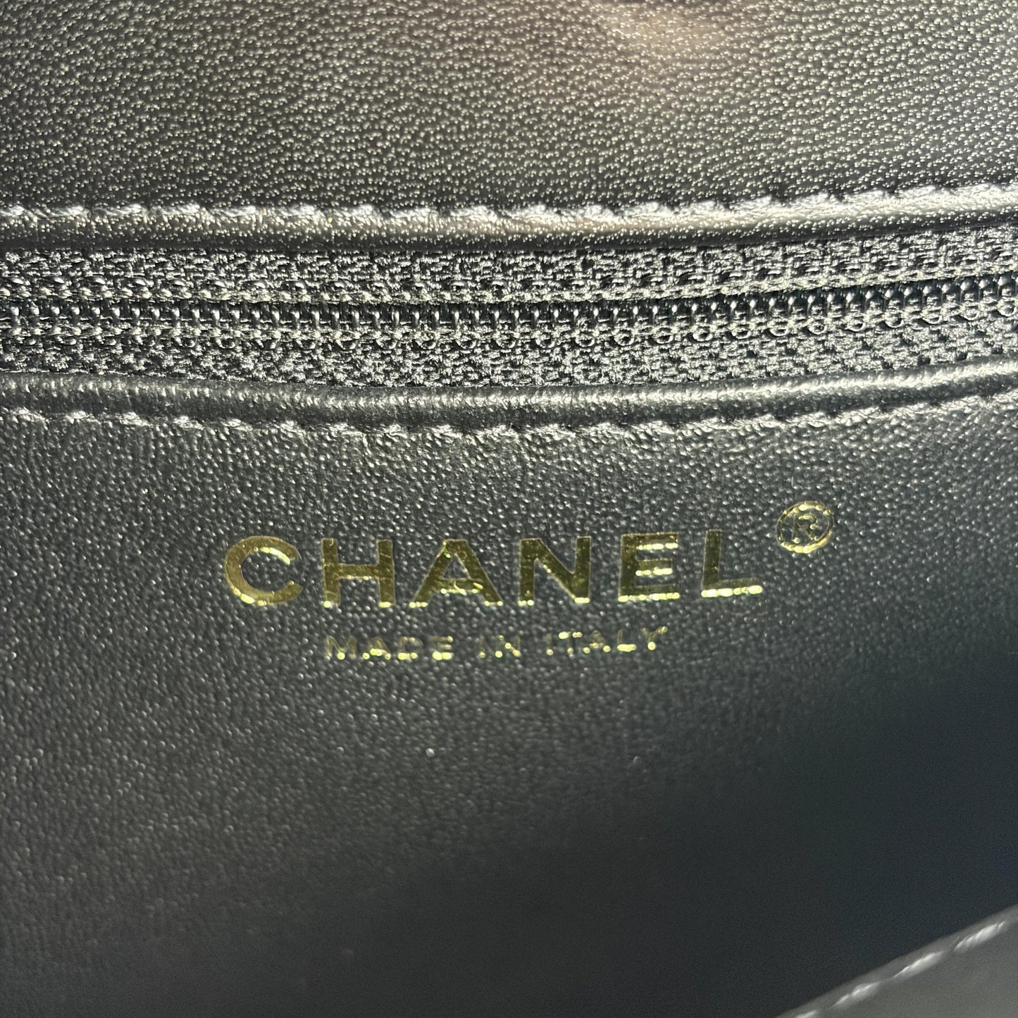 Chanel Trendy CC Small Top Handle Bag Gold Hardware Black Built-in Chip