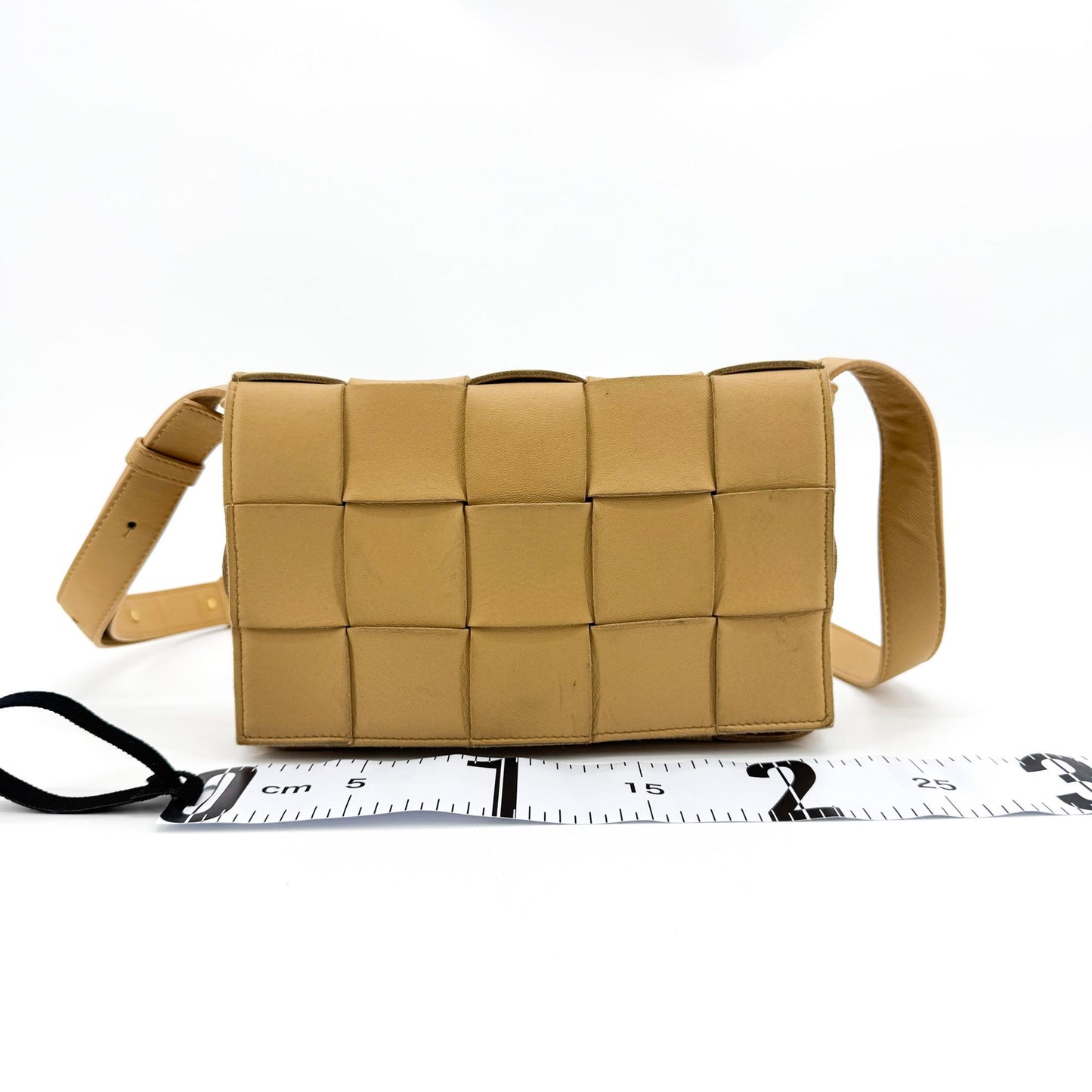Bottega Veneta Cassette Crossbody Bag Beige