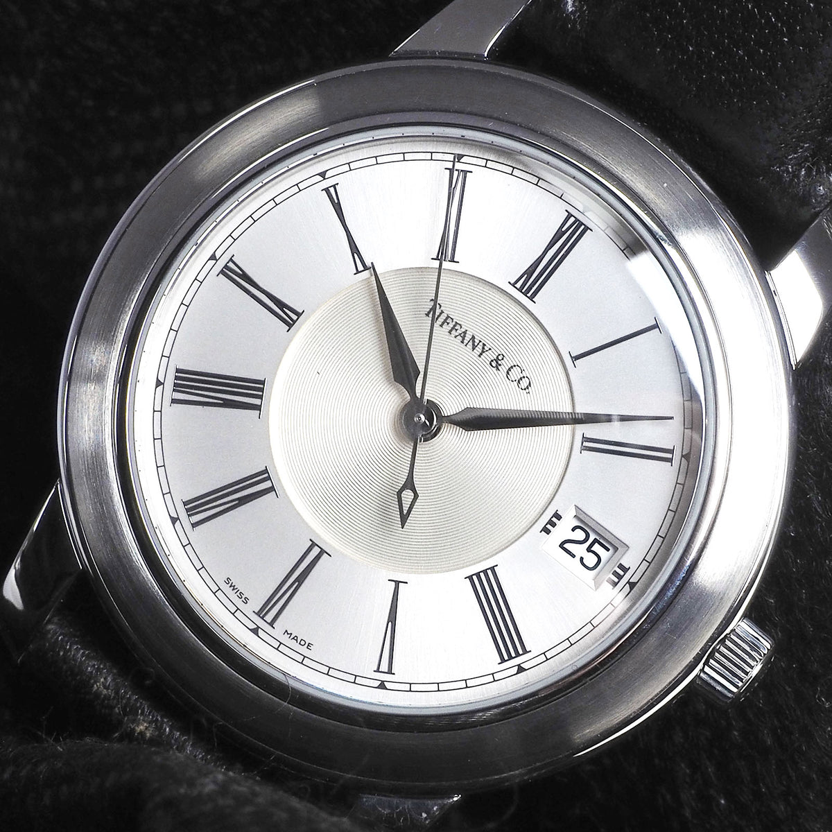 Tiffany & Co. Mark Skeleton Automatic Leather Band Watch