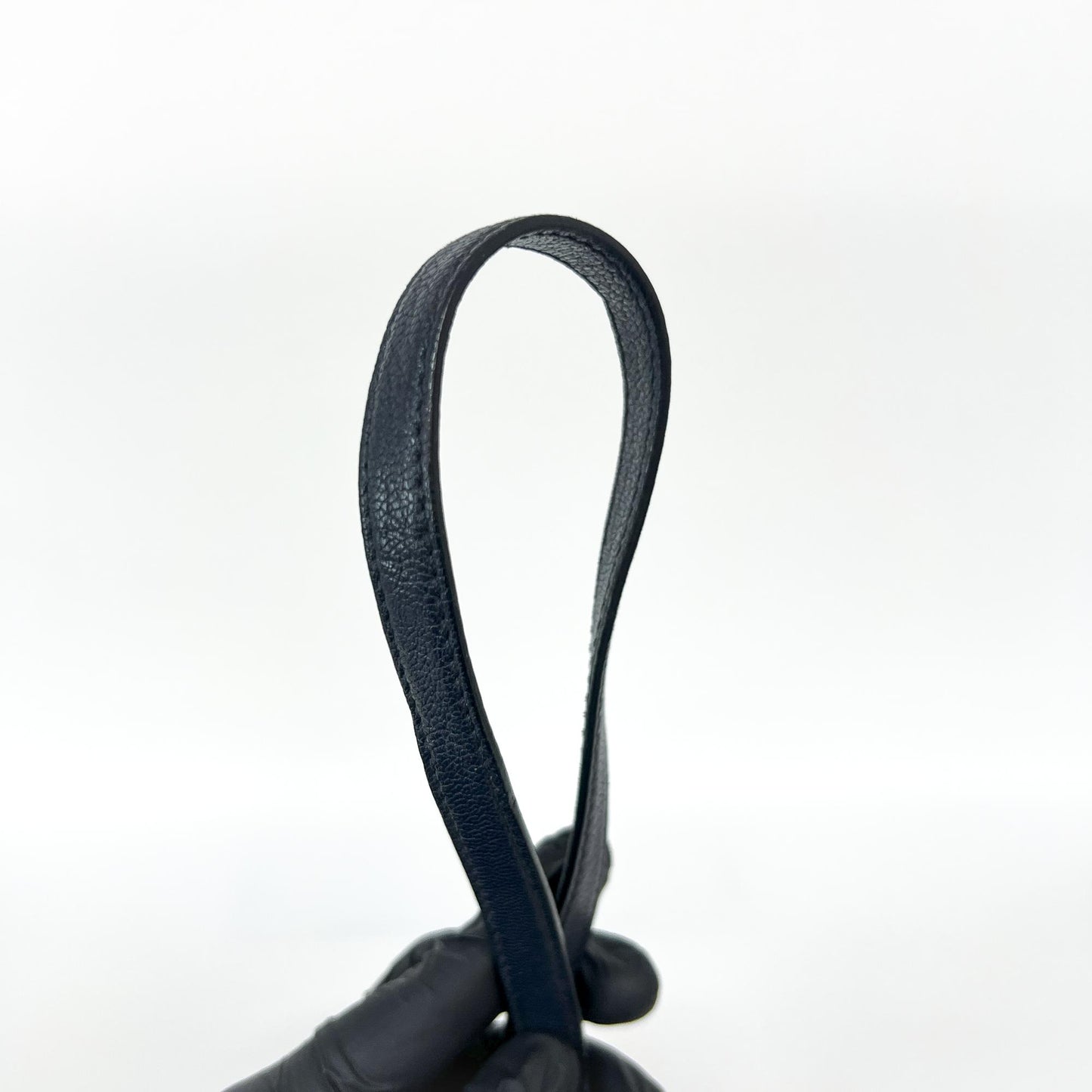 Miu Miu Madras Leather Top Handle Bag Navy