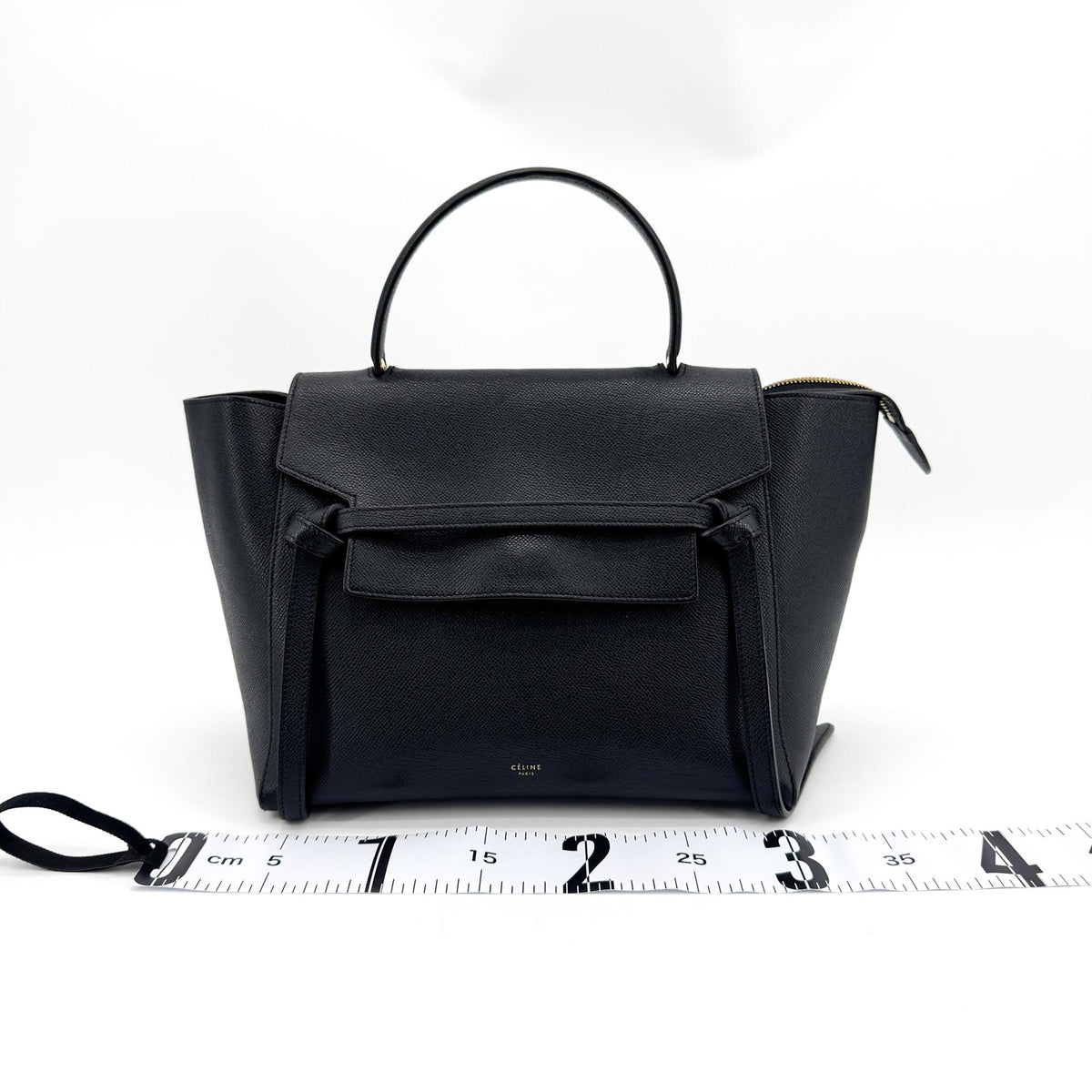 Celine Nano Belt Bag Grained Calfskin Black
